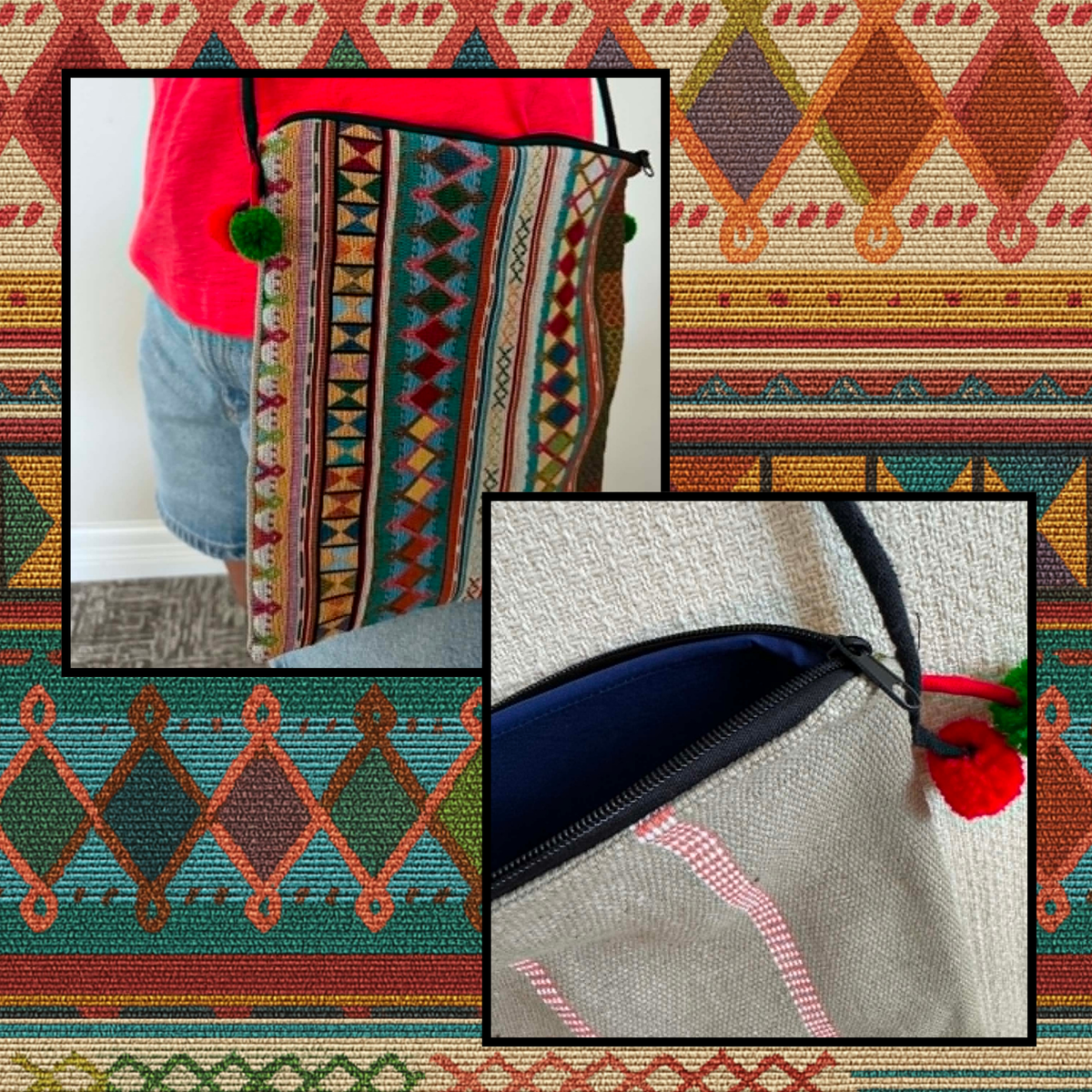 Akha/Karen Crossbody Purse