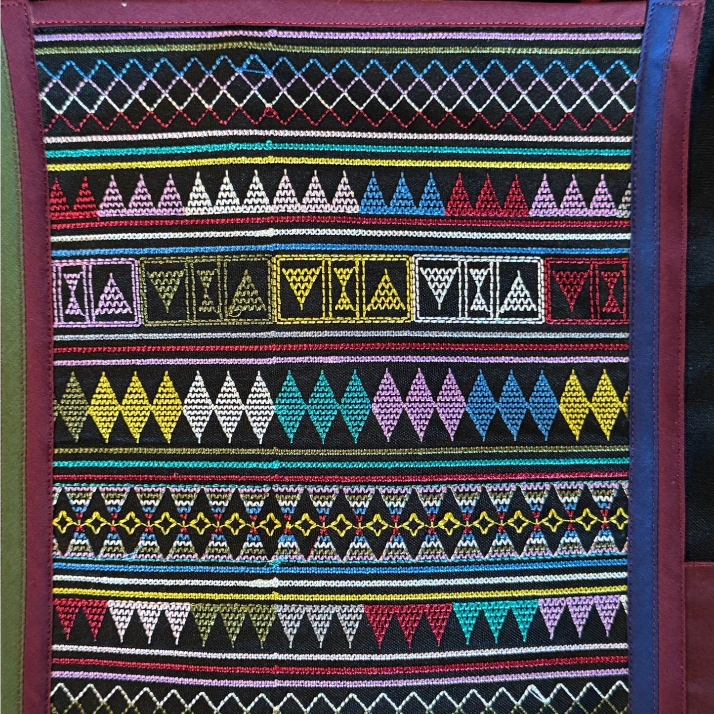 AKHA Hill Tribe Traditional Crossbody Bag