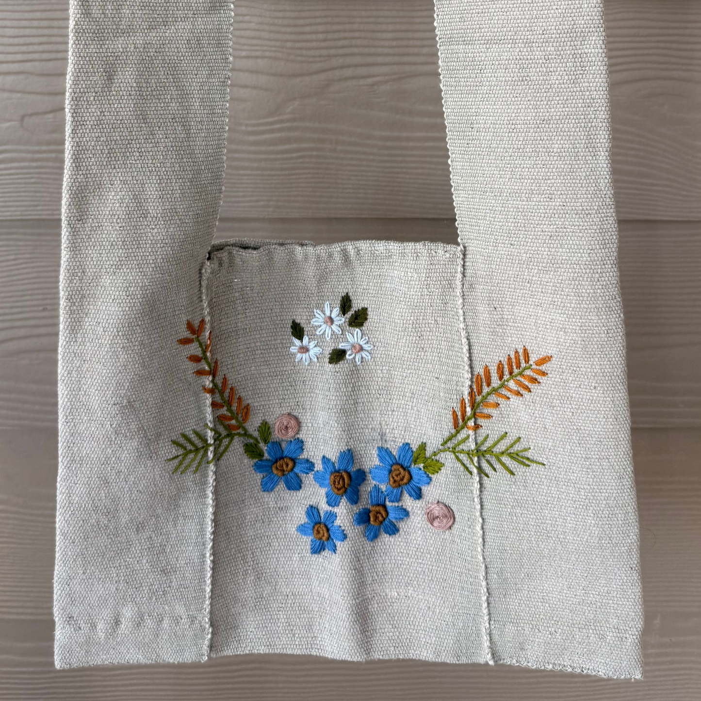 Karen Hill Tribe Embroidered Crossbody Bag – Green