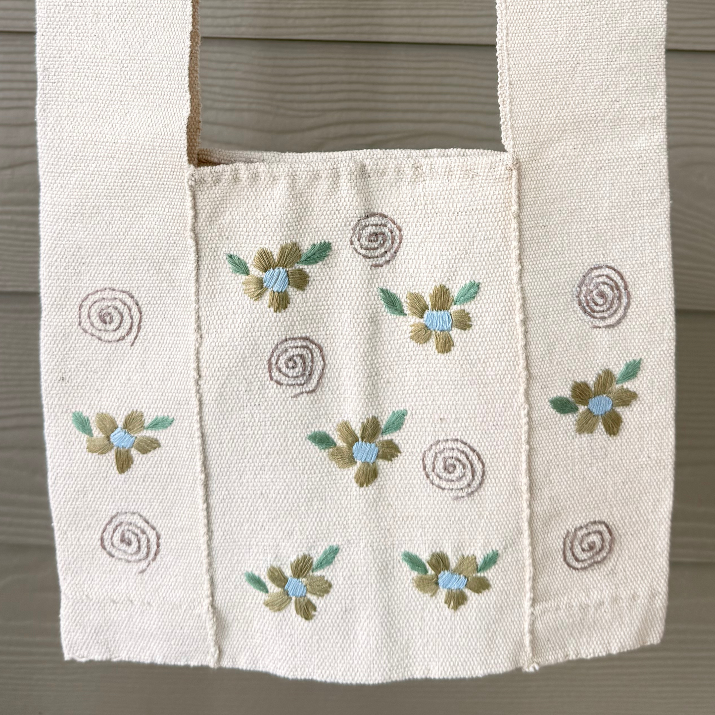 Karen Hill Tribe Embroidered Crossbody Bag – Natural