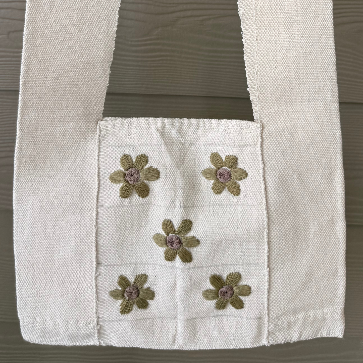 Karen Hill Tribe Embroidered Crossbody Bag – Natural
