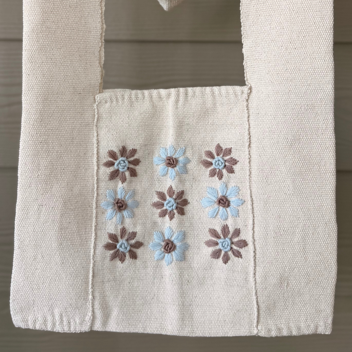 Karen Hill Tribe Embroidered Crossbody Bag – Natural