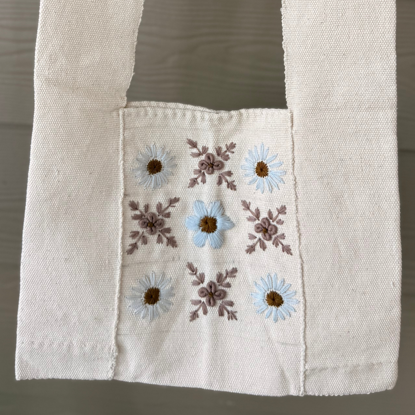Karen Hill Tribe Embroidered Crossbody Bag – Natural