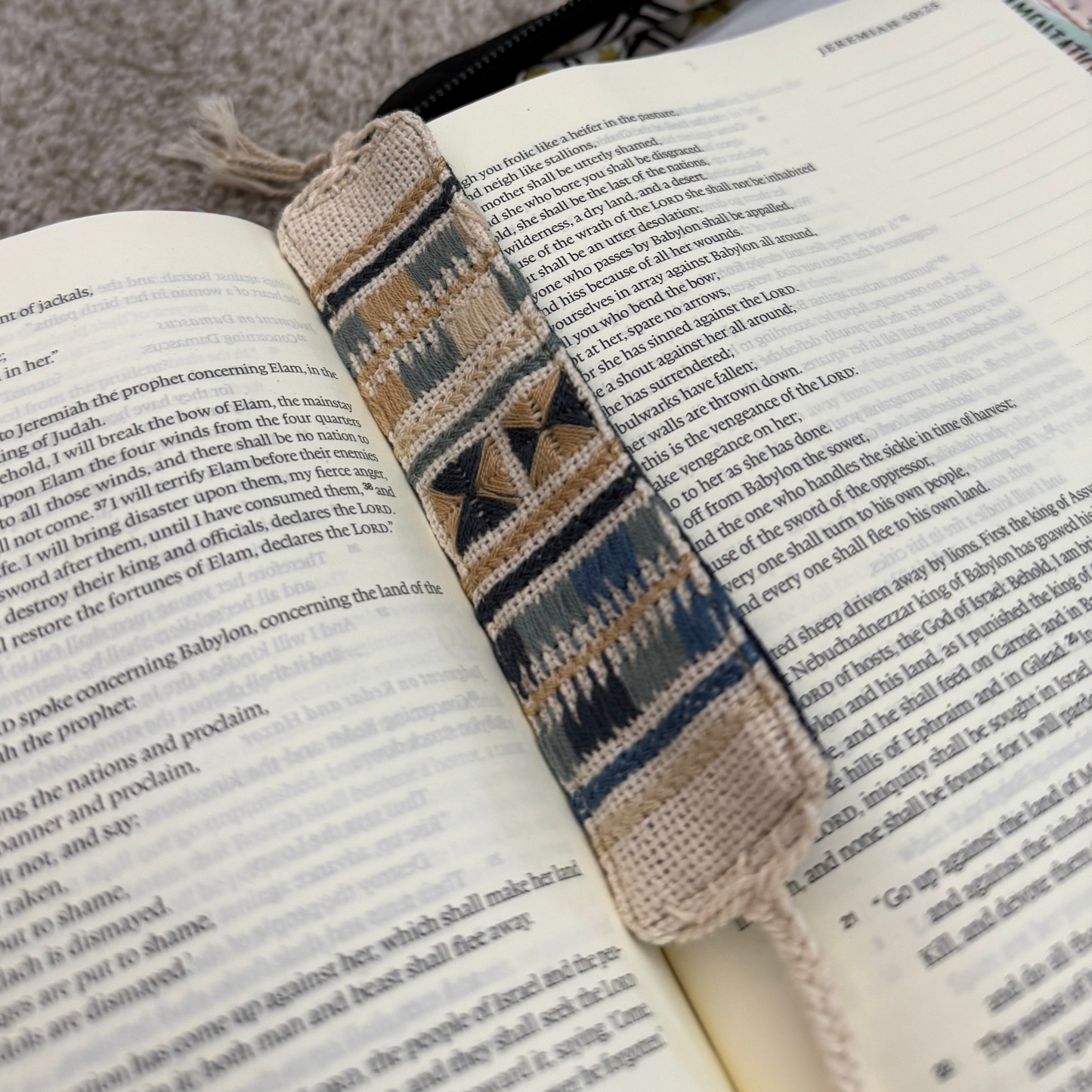 Akha Handcrafted Bookmark / Bracelet WITH PRAYER CARD