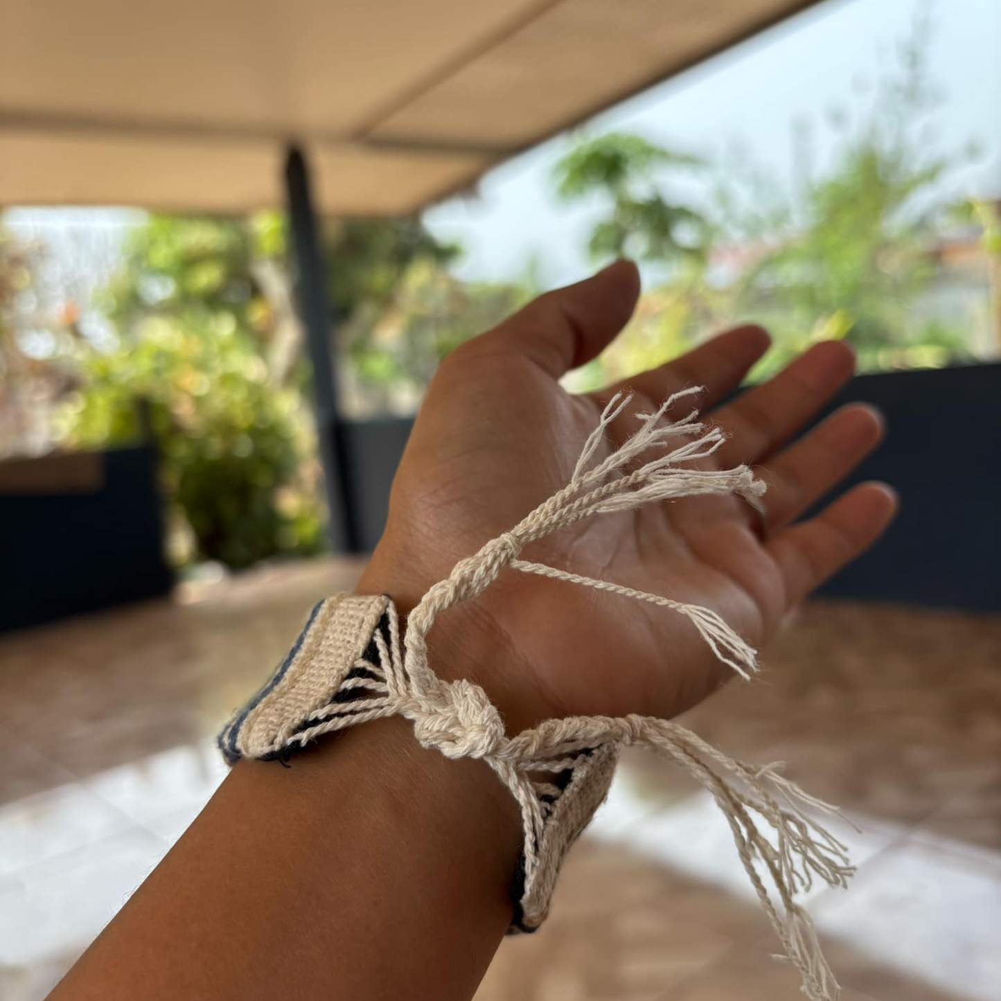 Akha Handcrafted Bookmark / Bracelet WITH PRAYER CARD