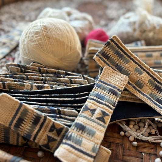 Akha Handcrafted Bookmark / Bracelet WITH PRAYER CARD