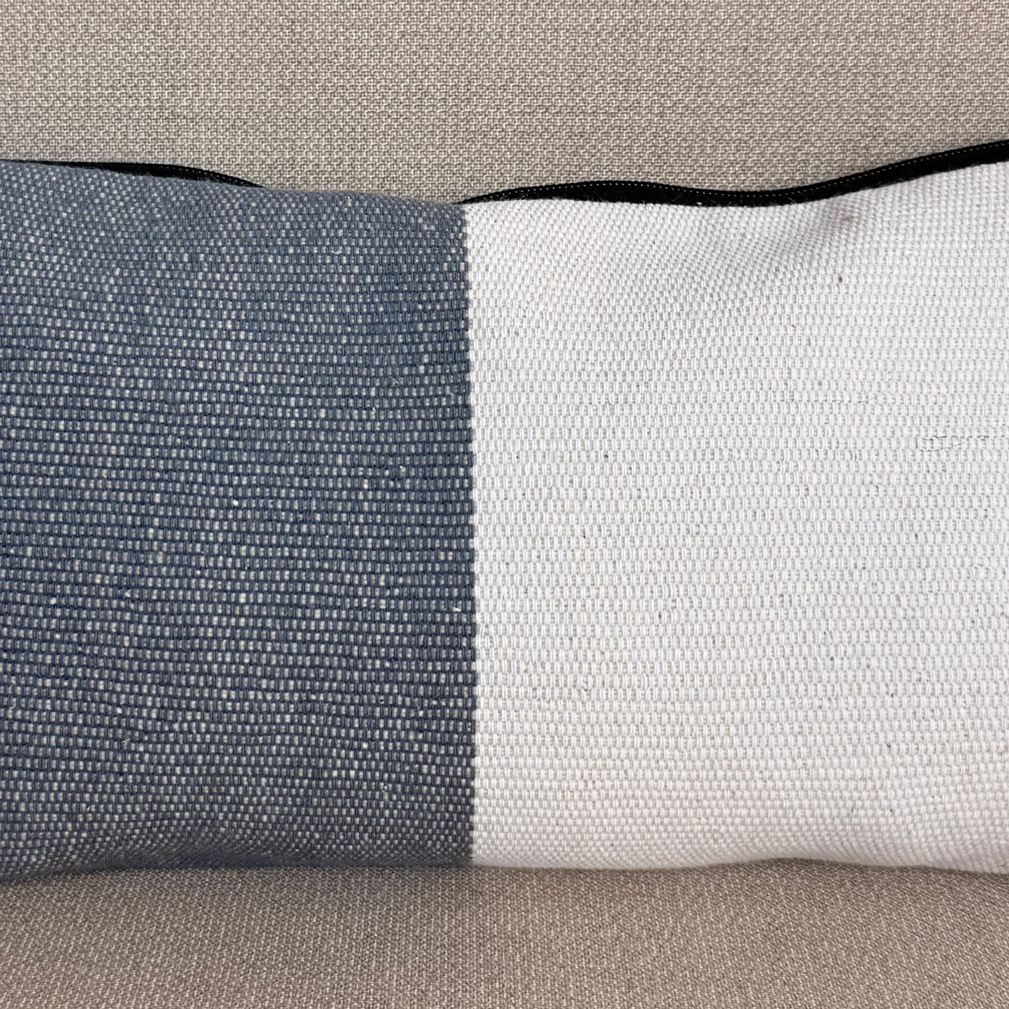 Karen Hill Tribe Handwoven Travel Pouch - Natural & Gray